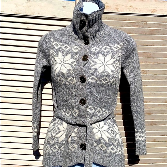 willow gray knit sweater size L/6X - Picture 2 of 8